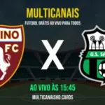 Assistir Torino x Sassuolo Ao Vivo Online 08/05/2026